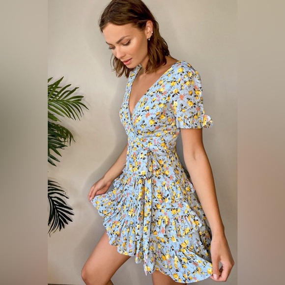 Lulu’s Tiered Floral Mini Dress - Picture 8 of 15